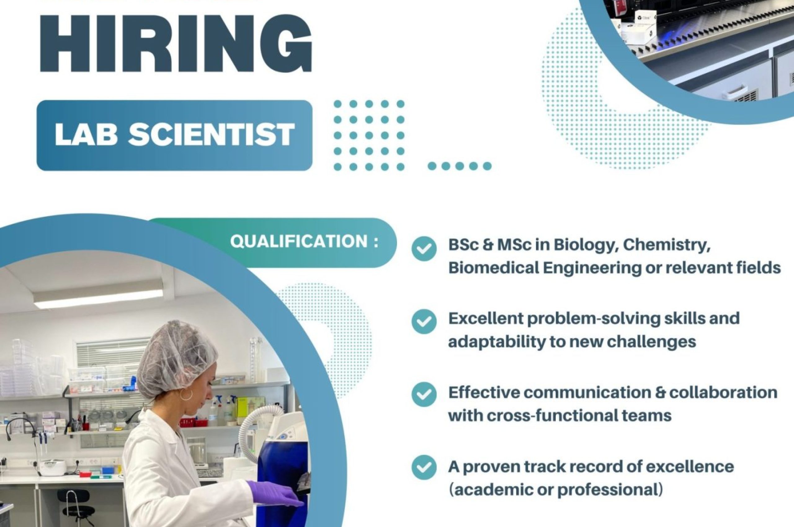 Protavio Lab scientist Position Opening